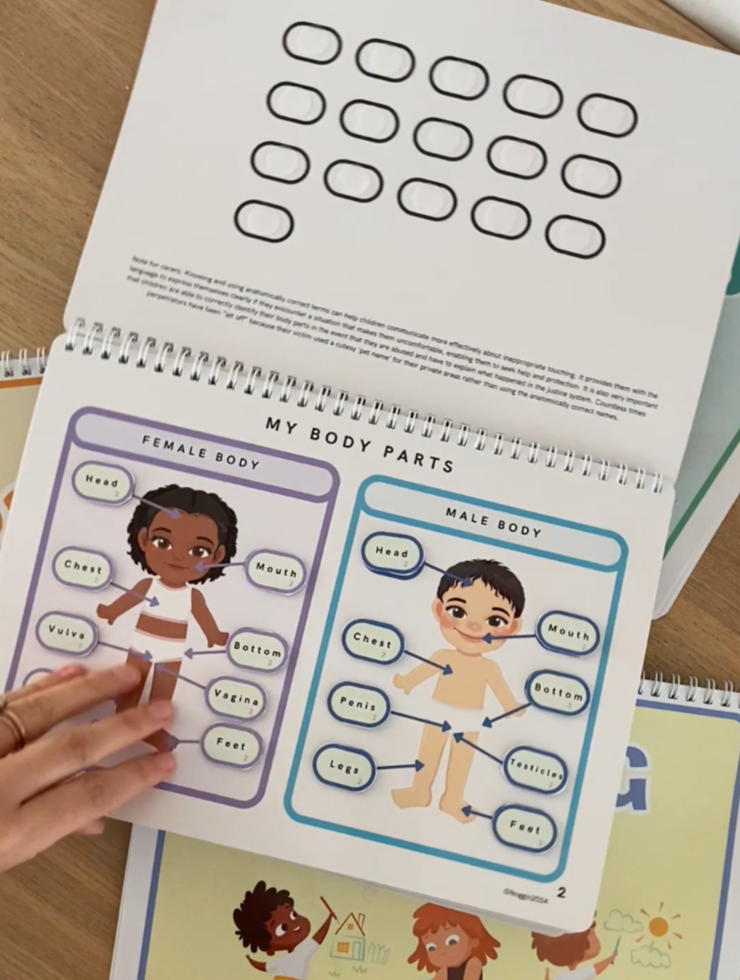 Protecting children from sexual abuse starts with education. Our Body Safety Busy Book provides the tools and knowledge your child needs to stay safe. It's more than just a book—it's a comprehensive guide for teaching body safety for kids, focusing on consent and self-protection. Noggin formerly Lauri Australia. Perfect for preschoolers learning to respect boundaries