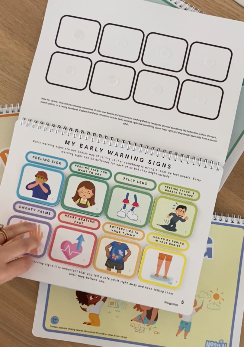 Protecting children from sexual abuse starts with education. Our Body Safety Busy Book provides the tools and knowledge your child needs to stay safe. It's more than just a book—it's a comprehensive guide for teaching body safety for kids, focusing on consent and self-protection. Noggin formerly Lauri Australia. Perfect for preschoolers learning to respect boundaries