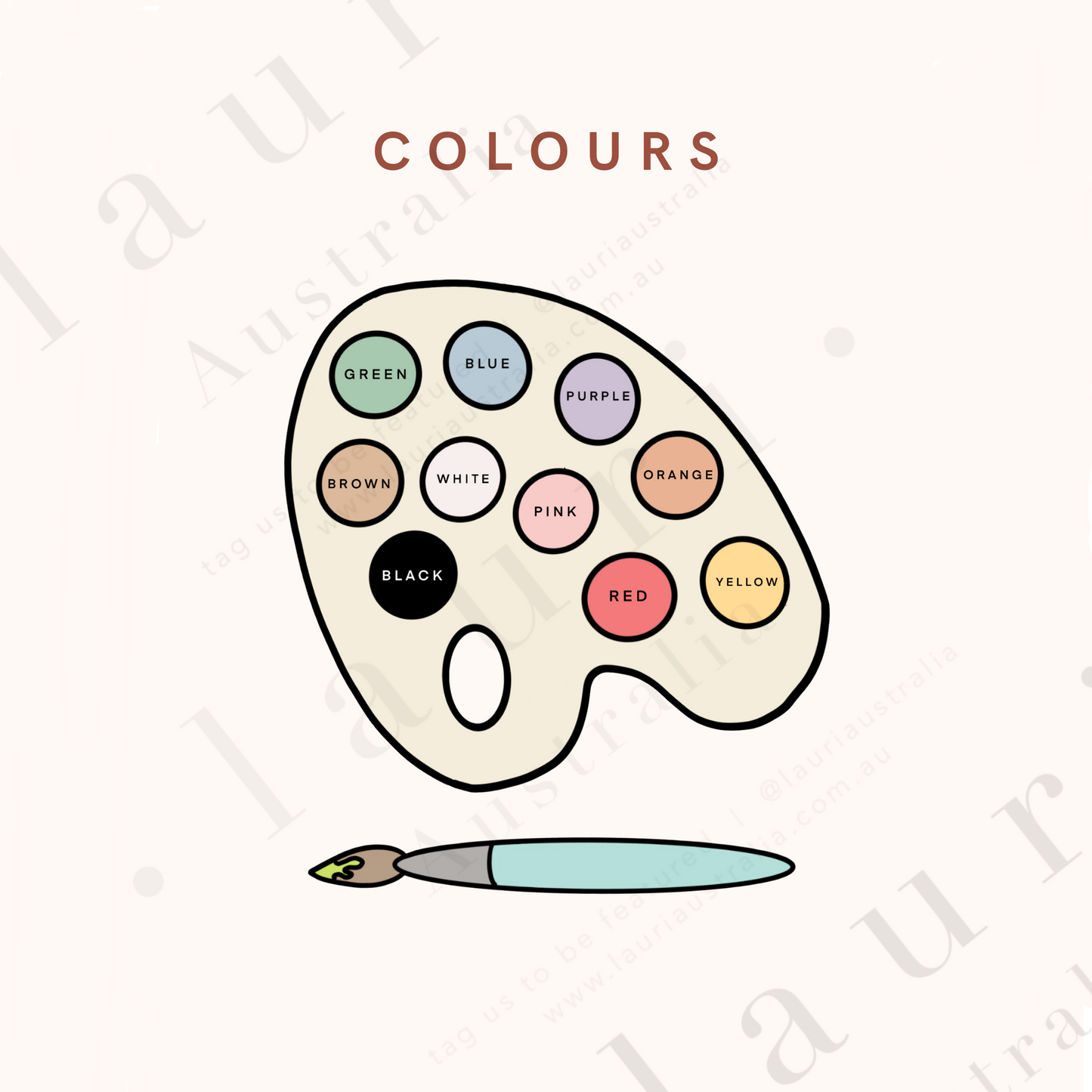 This is a digital download of a poster that displays the features 9 colours in lovely muted, boho, rainbow colour palette. This digital download print includes shapes of a triangle, circle and square and more! Perfect for home education or as classroom décor. This print is the perfect wall art print to decorate your child's bedroom, nursery or homeschool classroom.