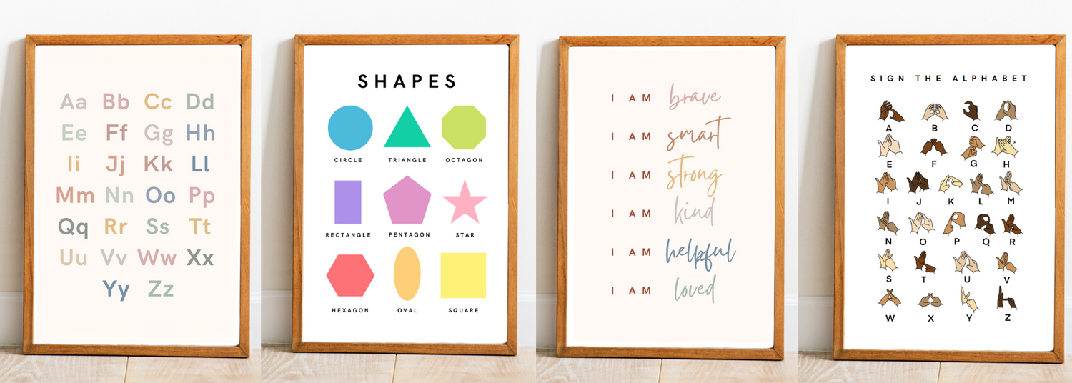 Our digital downloads are perfect for children's bedrooms, baby's nursery, playrooms and classrooms. At Lauri Australia we offer a huge range of poster and wall art designs, featuring both boho muted tones and bright colours. 