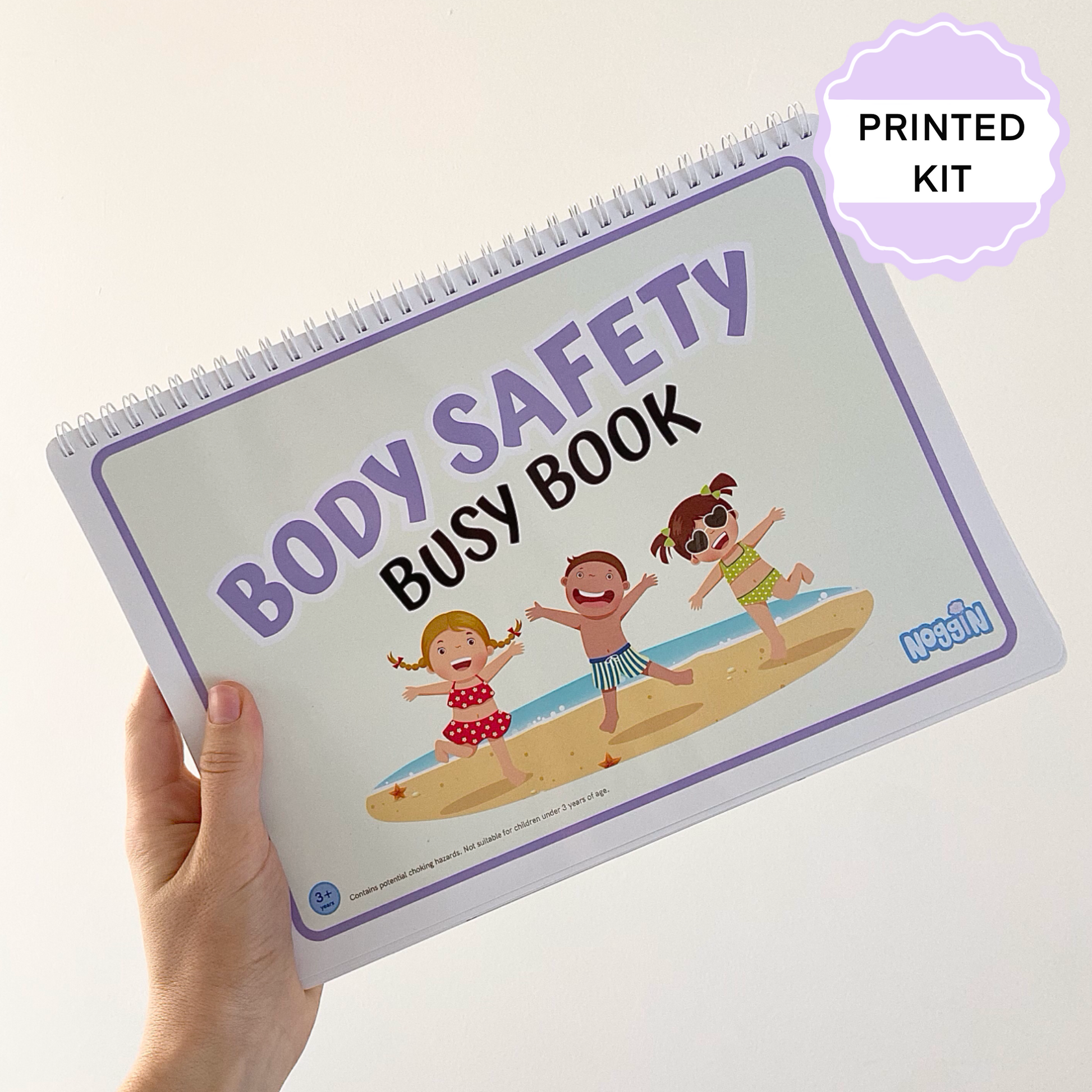 Noggin Kids Busy Books Printed Australia for preschool and toddlers new Body Safety Teaching kids about consent