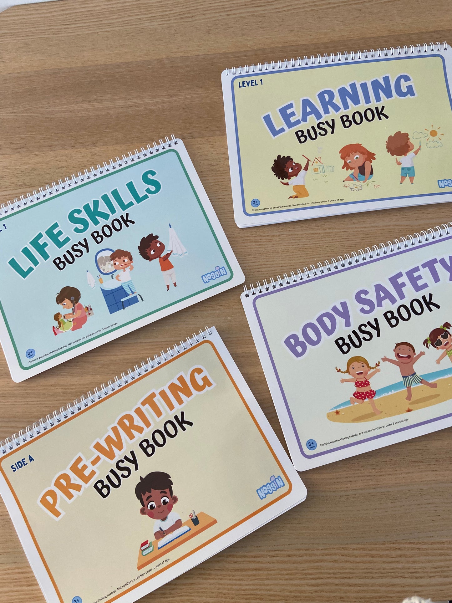 Printed DIY KIT Life Skills Busy Book PRE-ORDER - Level 1 for toddlers 3 + 4 years old