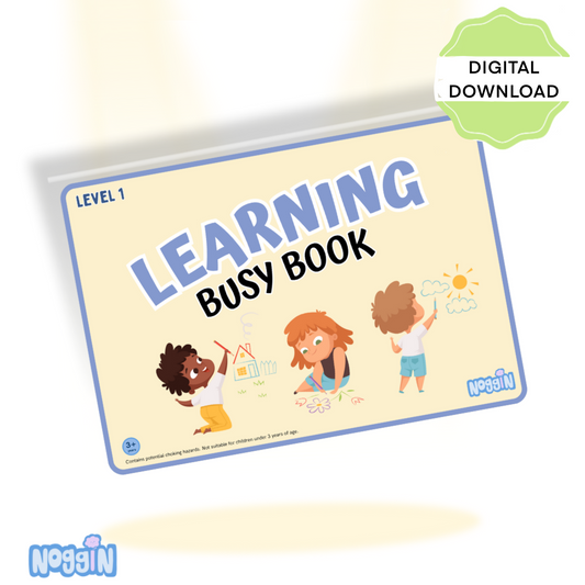 learning busy book for kids digital download, alternative to ipad screen free time for toddlers and preschool kids