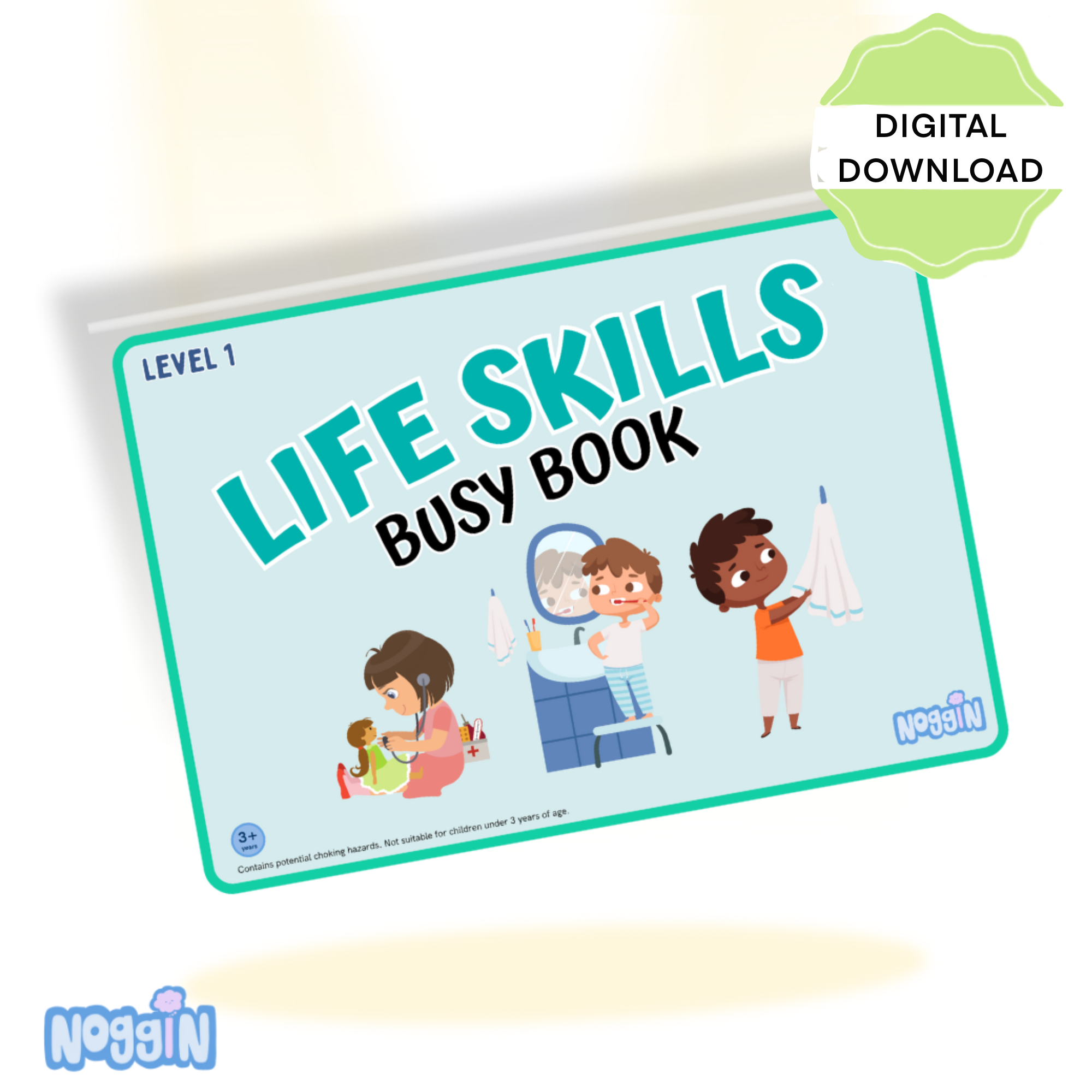 Development Skils Book Life Skills Busy Book for Toddlers Printable Digital Download - Level ...