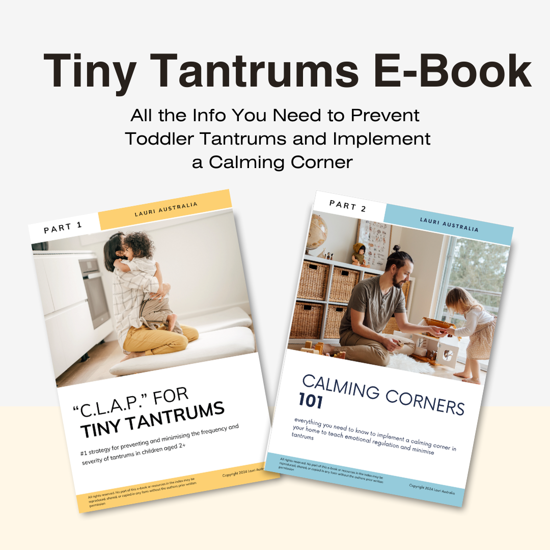 E-Book- "C.L.A.P for Tiny Tantrums + Calming Corners 101"