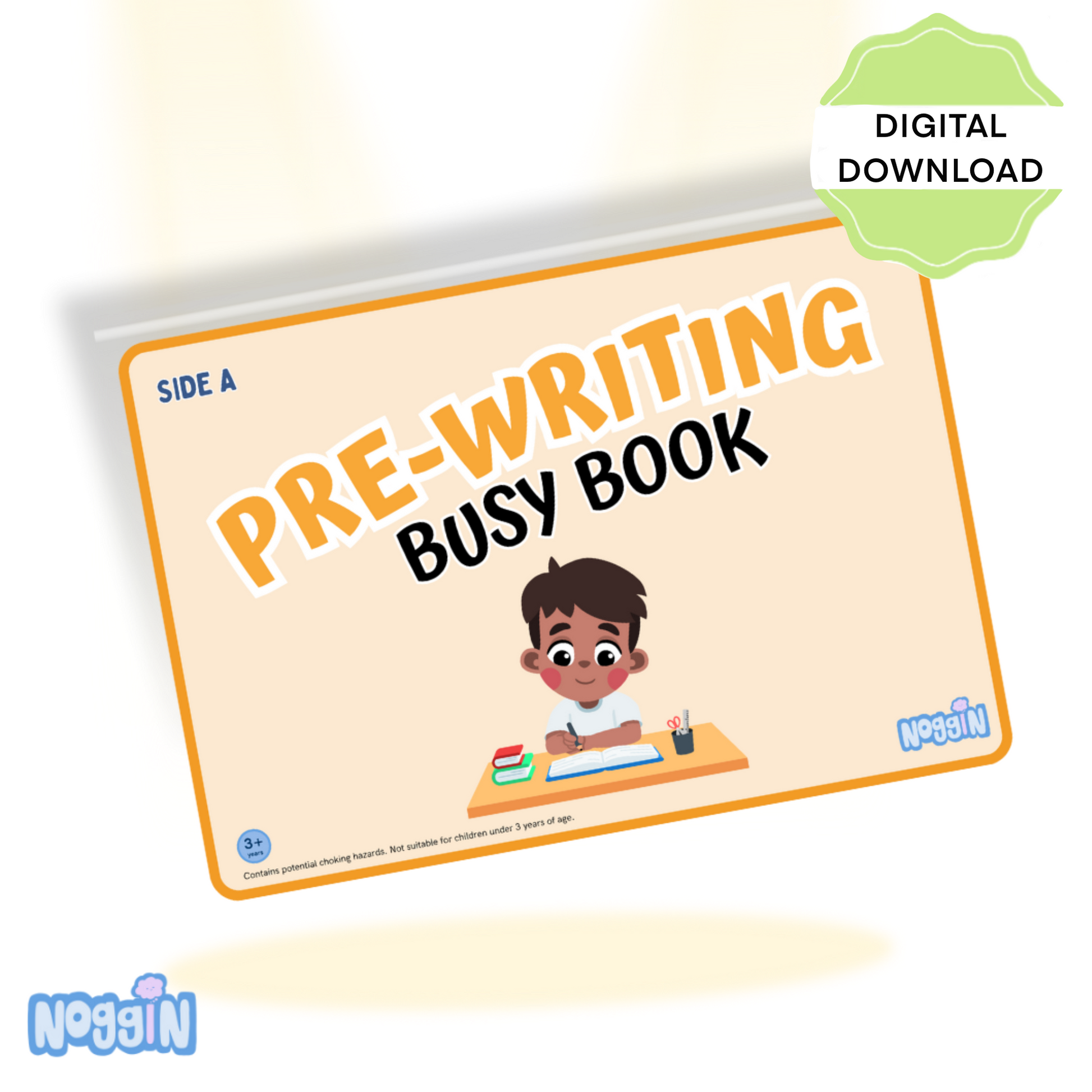 pre writing busy book for kids digital download, alternative to ipad screen free time for toddlers and preschool kids noggin