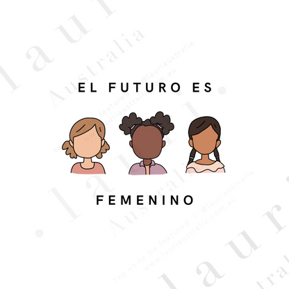 Spanish "The Future is Female" Poster -  Póster inspirador 'El futuro es femenino' para niños - DESCARGA DIGITAL Póster feminista