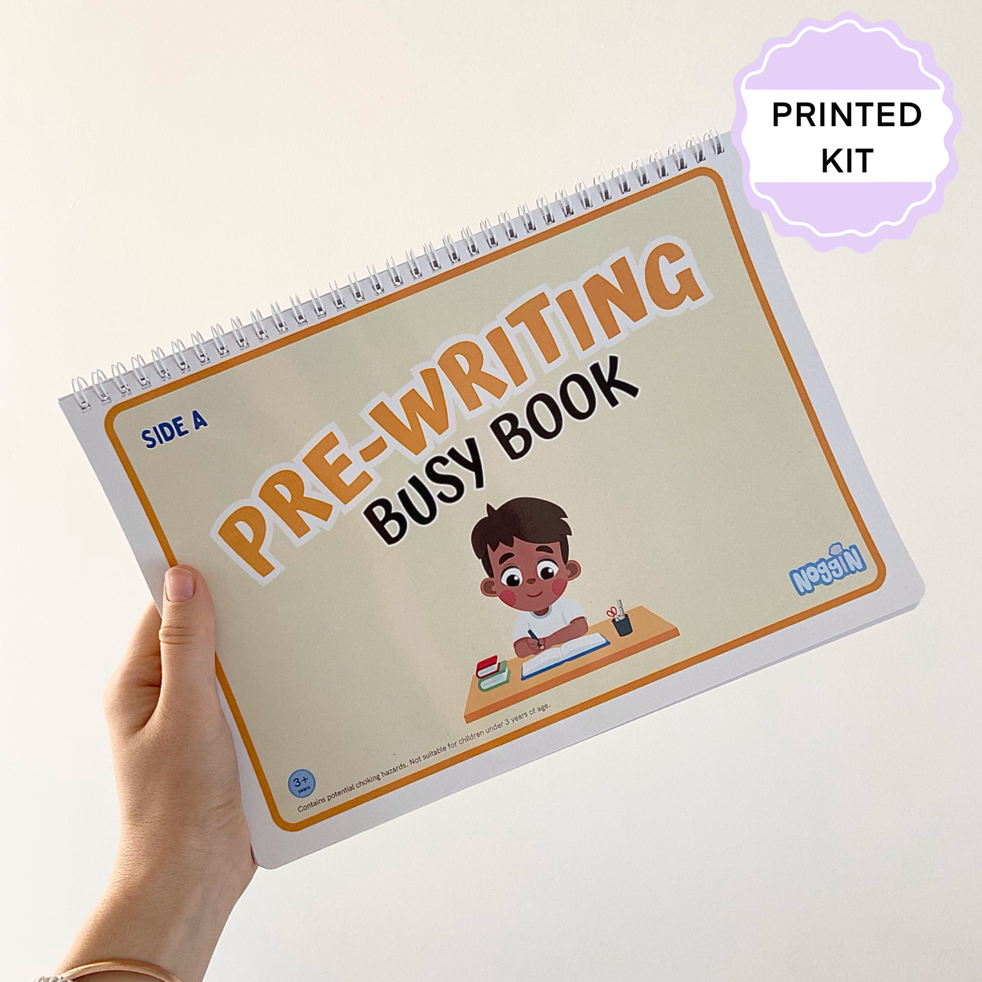 Pre writing busy books for kid to learn how to write before starting school - Noggin Kids Busy Books Printed Australia for preschool and toddlers new Body Safety Teaching kids about consent - Printed busy book activity to occupy kids in the morning