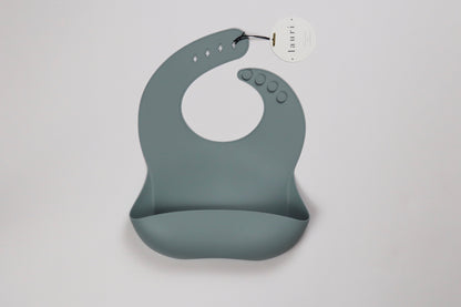 Silicone Baby Bib - Ocean blue