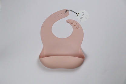 Silicone Baby Bib - Blush